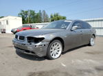 2004 Bmw 745 Li Gray vin: WBAGN63524DS54606