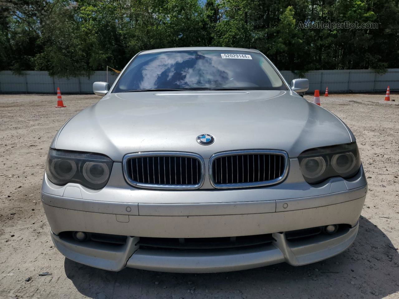 2004 Bmw 745 Li Gray vin: WBAGN63544DS52646