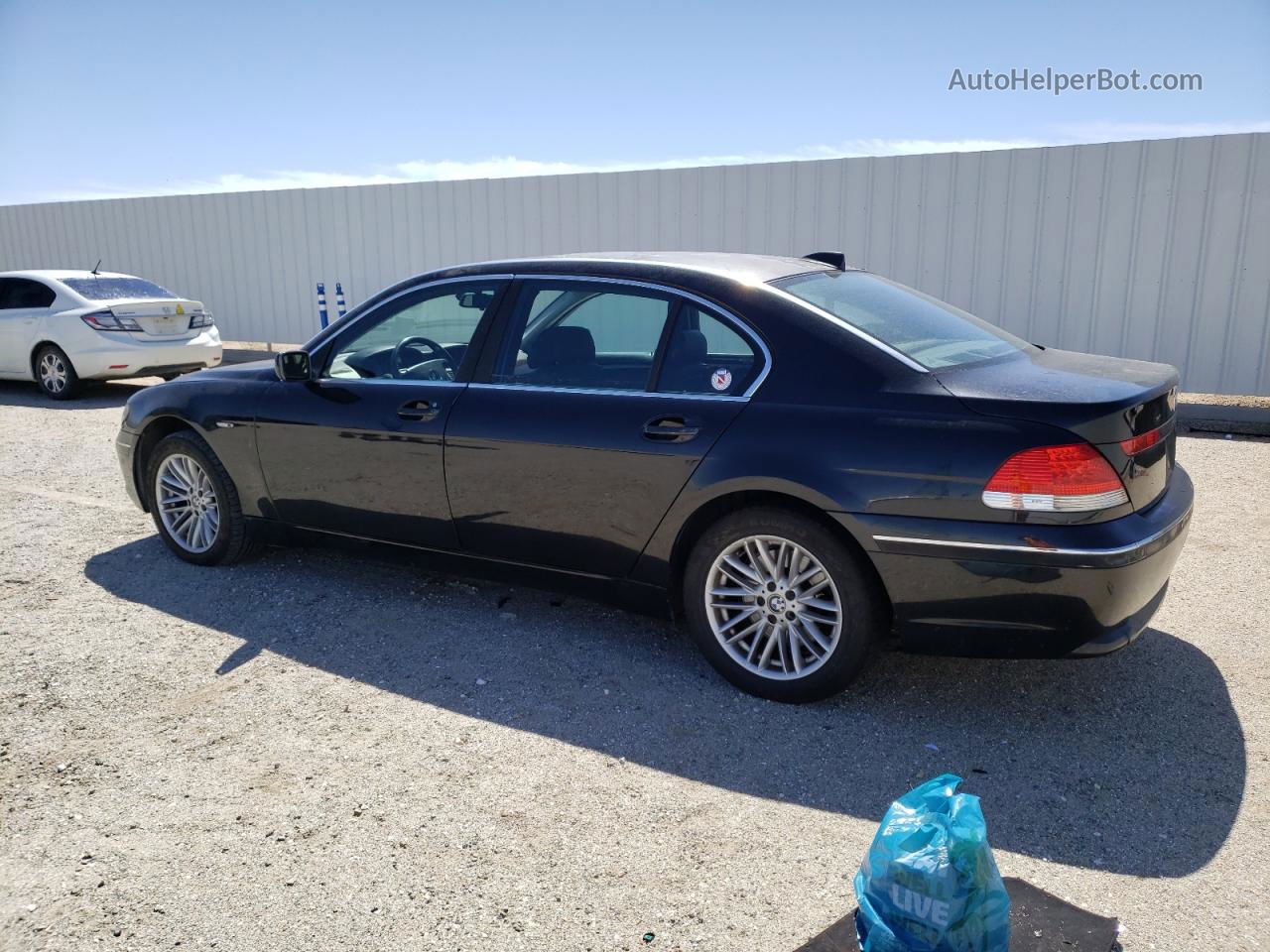 2004 Bmw 745 Li Черный vin: WBAGN63544DS52775