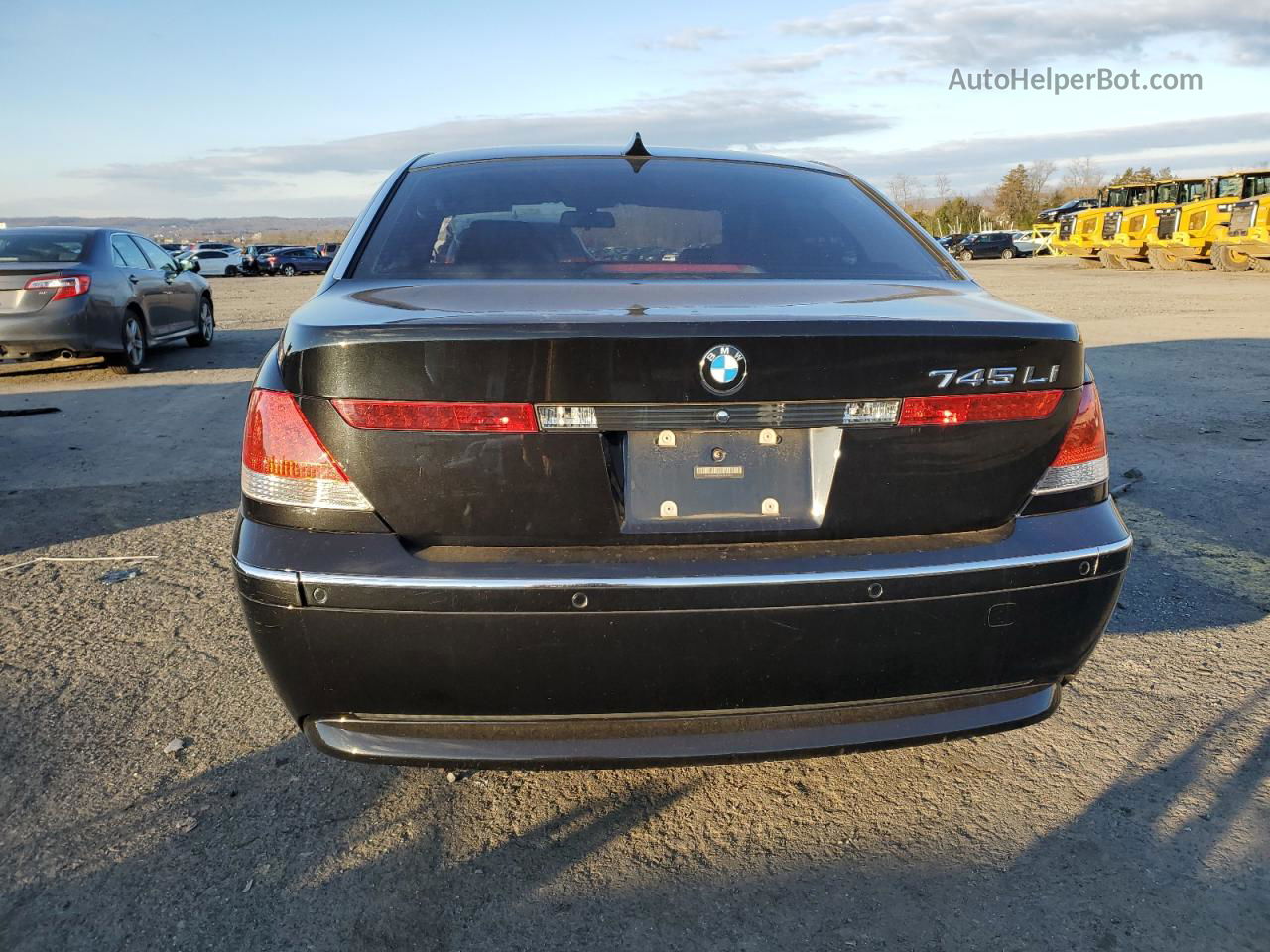 2004 Bmw 745 Li Black vin: WBAGN63544DS52937