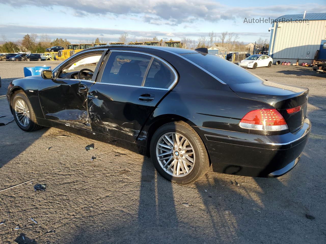 2004 Bmw 745 Li Черный vin: WBAGN63544DS52937