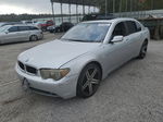 2004 Bmw 745 Li Silver vin: WBAGN63554DS52686