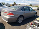 2004 Bmw 745 Li Желто-коричневый vin: WBAGN63574DS52818