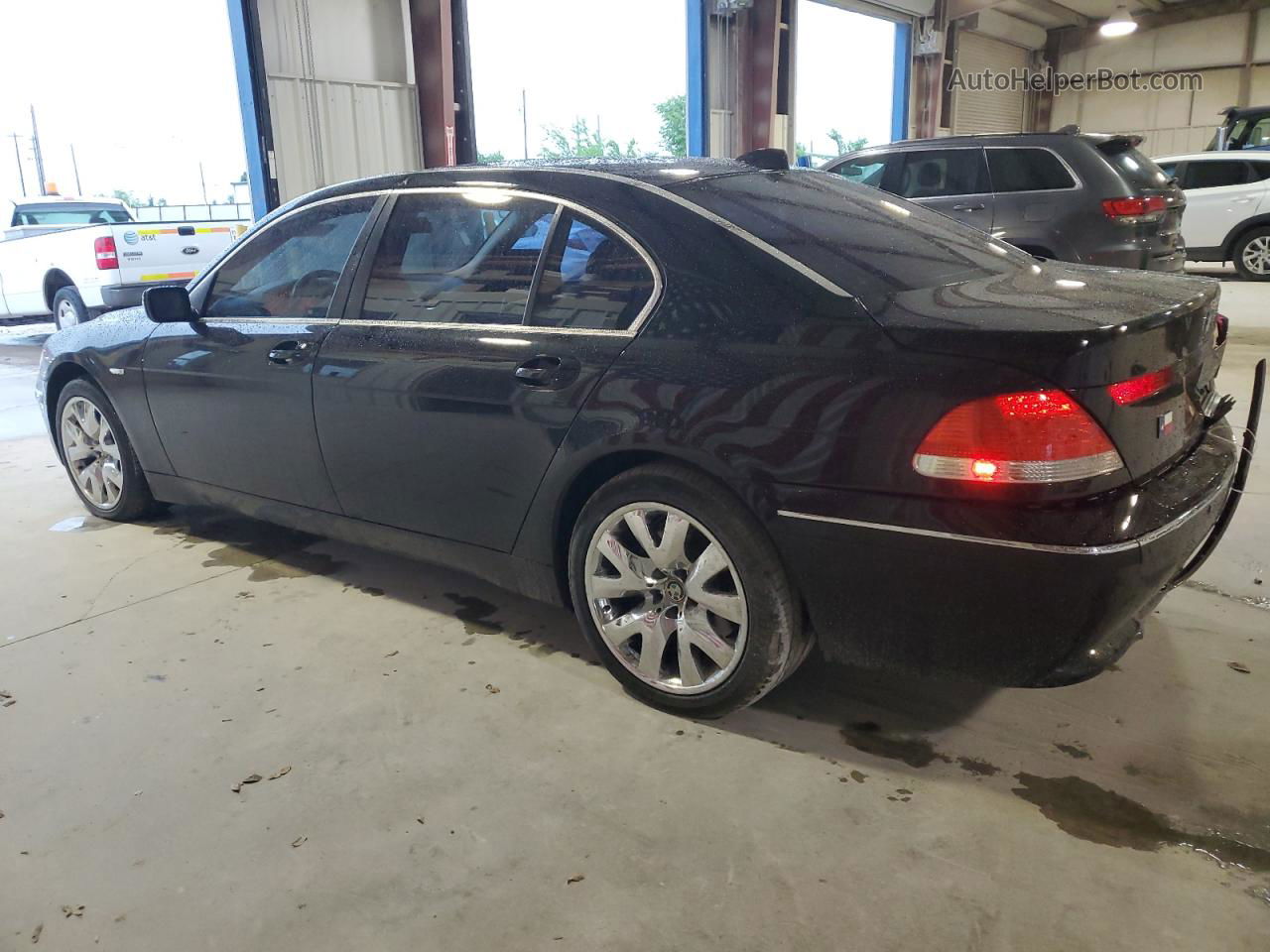 2004 Bmw 745 Li Black vin: WBAGN63584DS52620