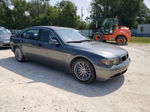 2004 Bmw 745 Li Gray vin: WBAGN63584DS52696