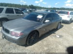 2004 Bmw 7 Series 745li Gray vin: WBAGN63584DS55498