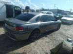 2004 Bmw 7 Series 745li Gray vin: WBAGN63584DS55498