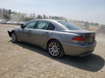 2004 Bmw 745 Li Gray vin: WBAGN635X4DS52506