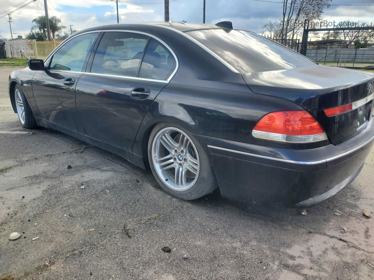 2004 Bmw 760 Li Черный vin: WBAGN83514DK11208