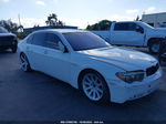 2004 Bmw 7 Series 760li White vin: WBAGN83564DK11222