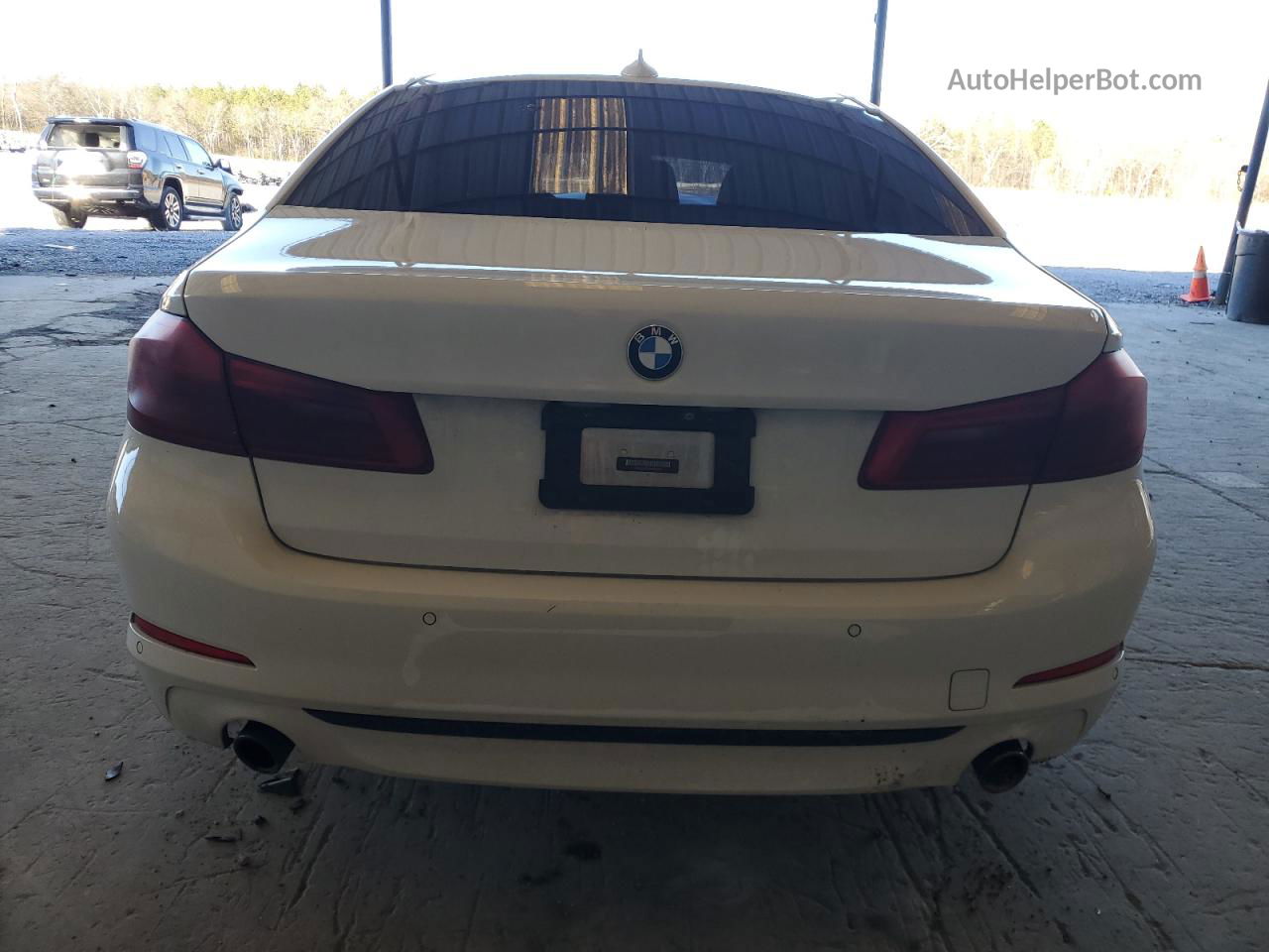 2017 Bmw 530 I White vin: WBAJA5C30HG896255