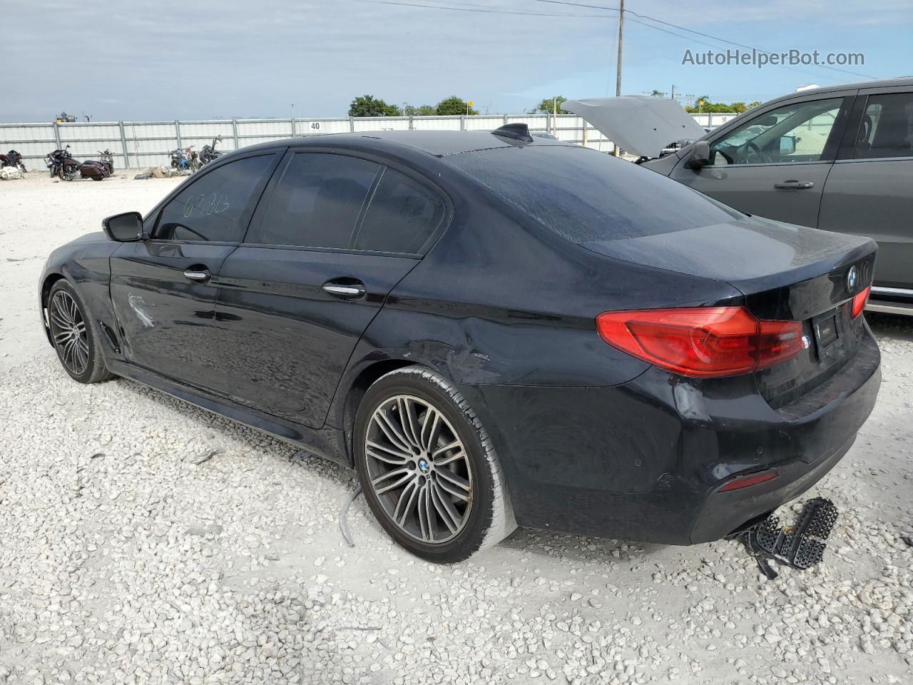 2017 Bmw 530 I Black vin: WBAJA5C31HG894837