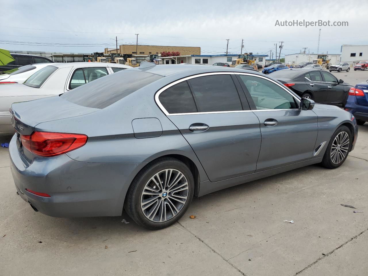 2017 Bmw 530 I Gray vin: WBAJA5C31HG897415