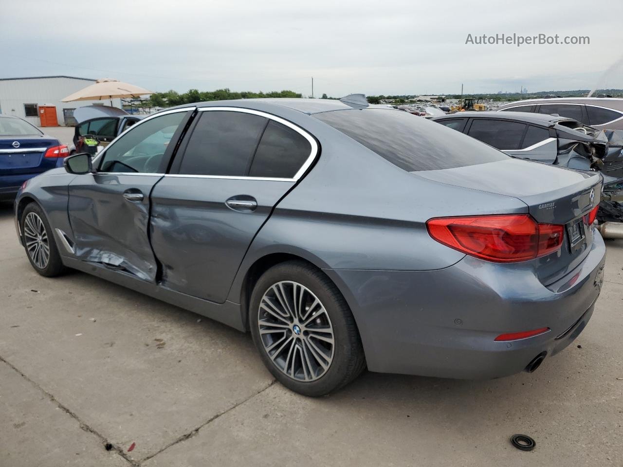 2017 Bmw 530 I Gray vin: WBAJA5C31HG897415