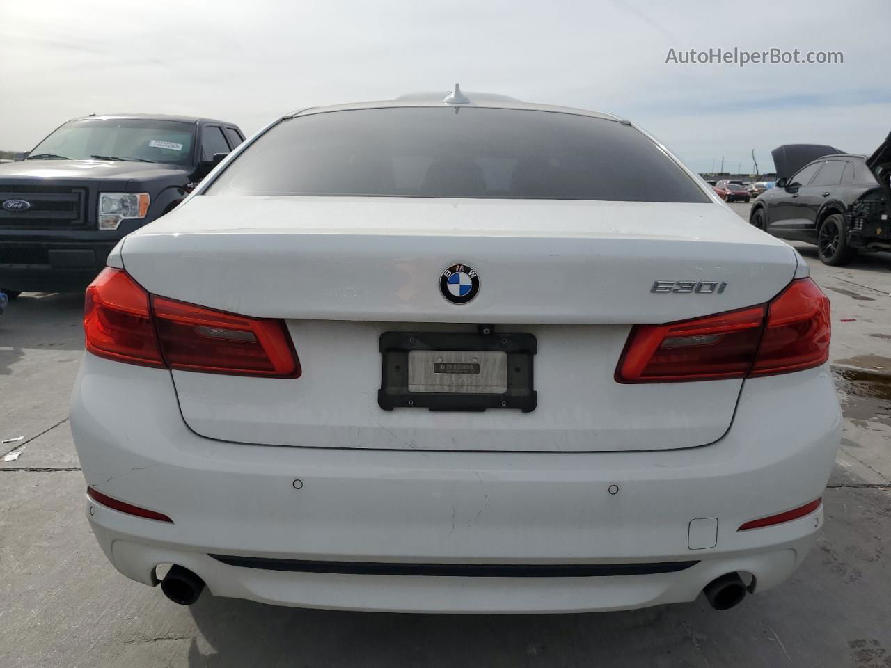 2017 Bmw 530 I White vin: WBAJA5C31HWA34848