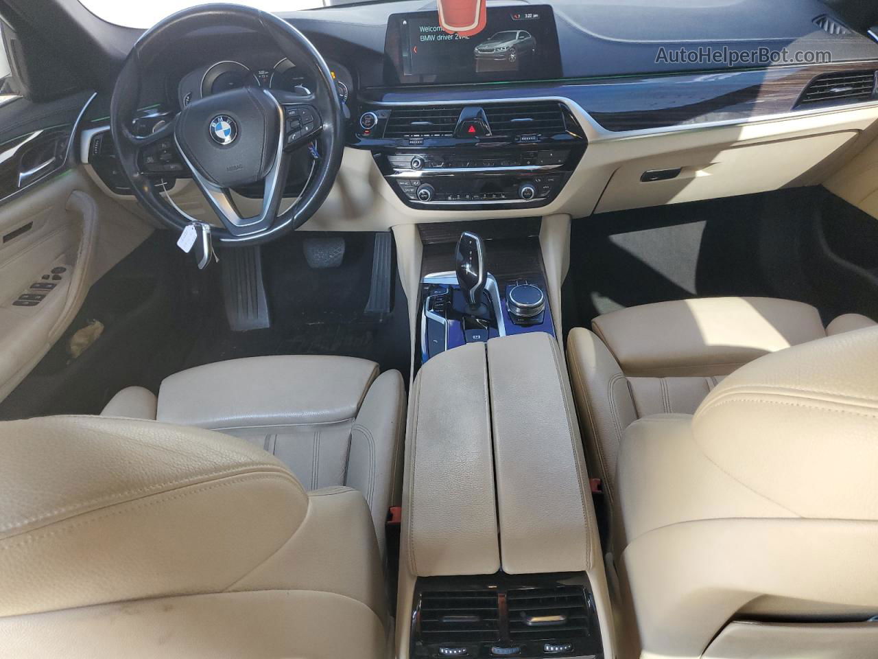 2017 Bmw 530 I Белый vin: WBAJA5C32HG894653