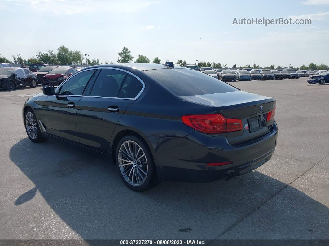 2017 Bmw 5 Series 530i Black vin: WBAJA5C33HG897903