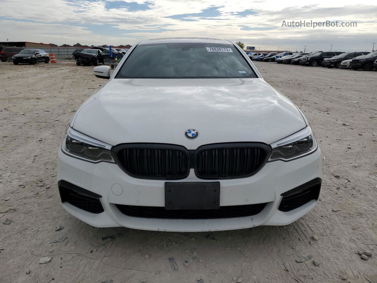 2017 Bmw 530 I White vin: WBAJA5C34HG455938