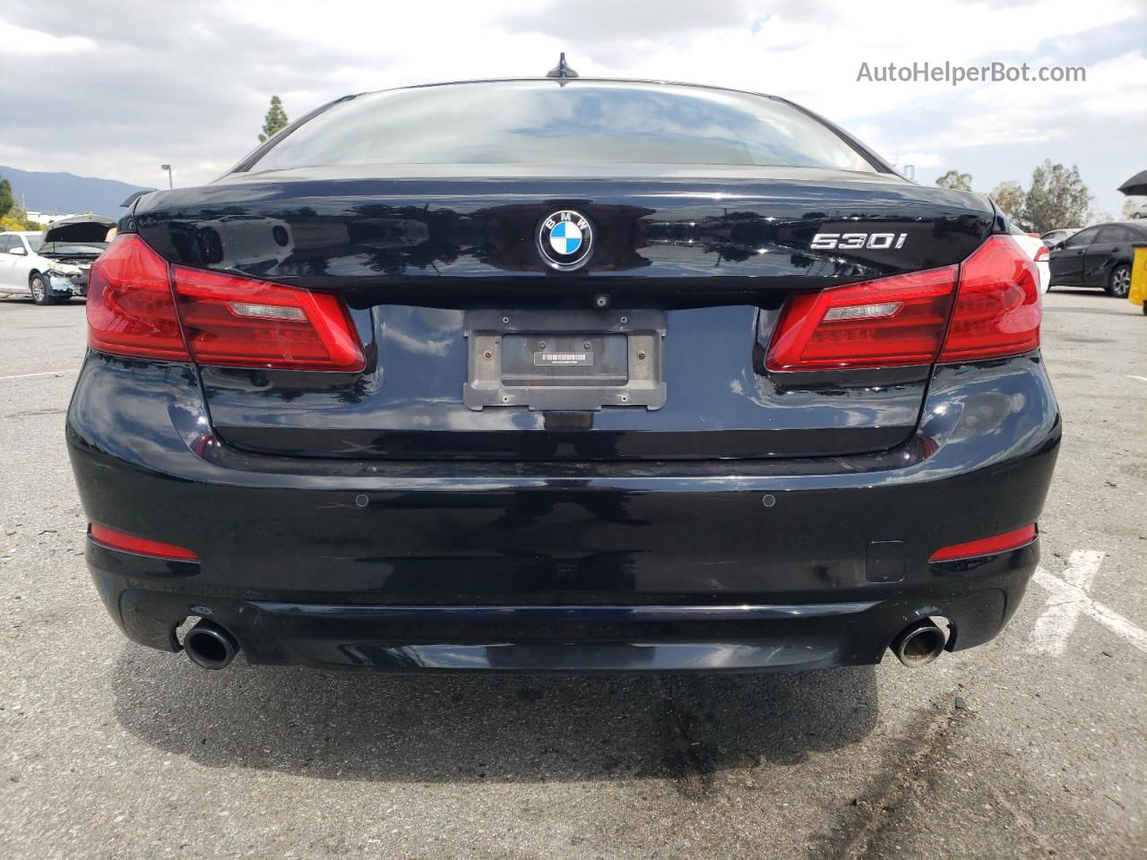 2017 Bmw 530 I Black vin: WBAJA5C34HG894282