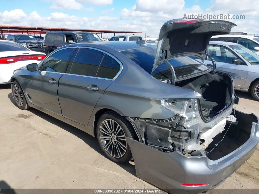 2017 Bmw 530i   Silver vin: WBAJA5C34HG896842