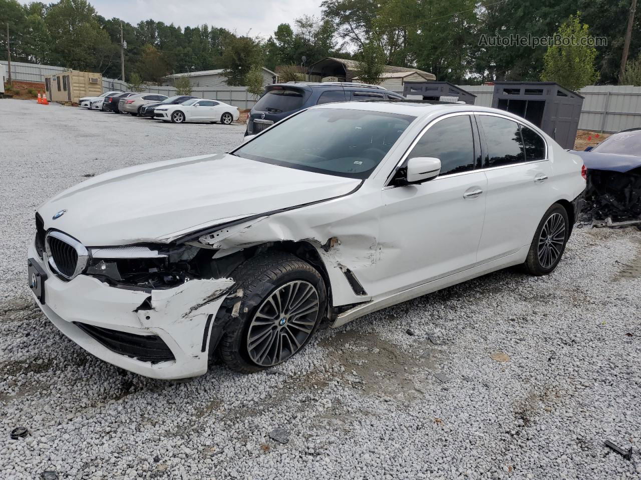 2017 Bmw 530 I White vin: WBAJA5C34HWA35475