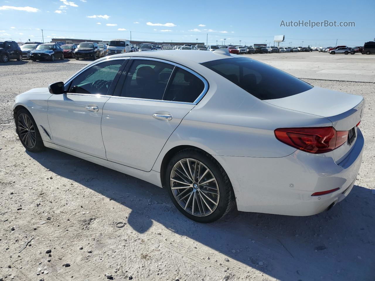 2017 Bmw 530 I White vin: WBAJA5C35HG455995