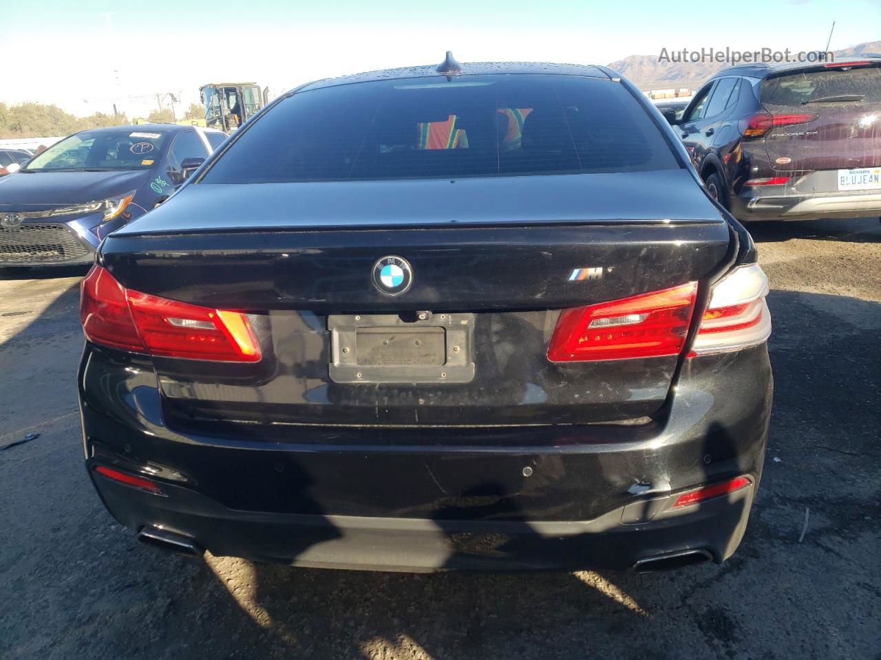 2017 Bmw 530 I Black vin: WBAJA5C35HG893769