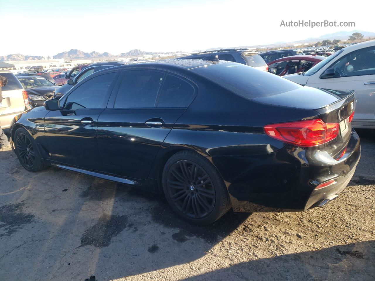 2017 Bmw 530 I Black vin: WBAJA5C35HG893769