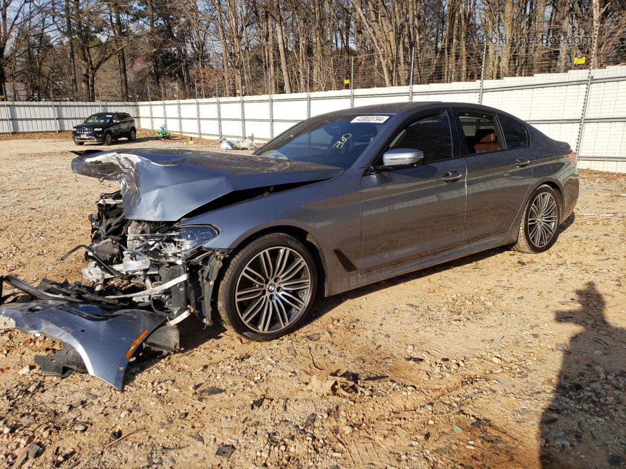 2017 Bmw 530 I Gray vin: WBAJA5C35HG895036