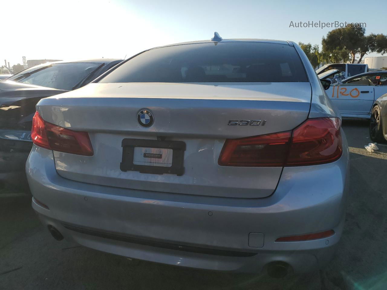 2017 Bmw 530 I Silver vin: WBAJA5C36HG896146