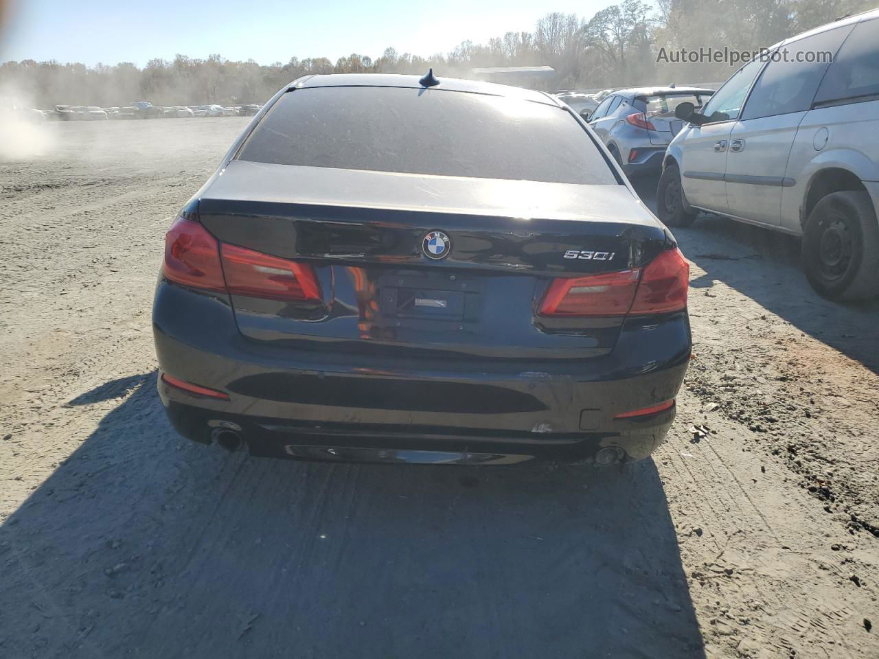 2017 Bmw 530 I Black vin: WBAJA5C36HWA35493