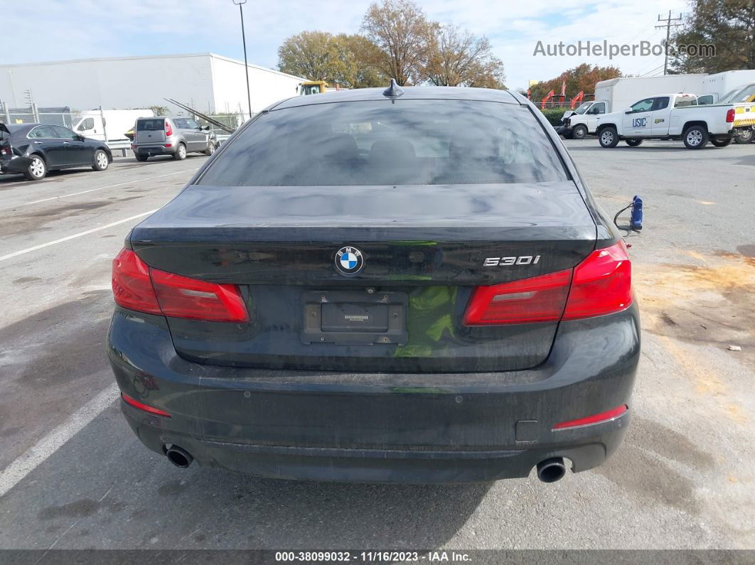 2017 Bmw 530i Black vin: WBAJA5C37HG895085