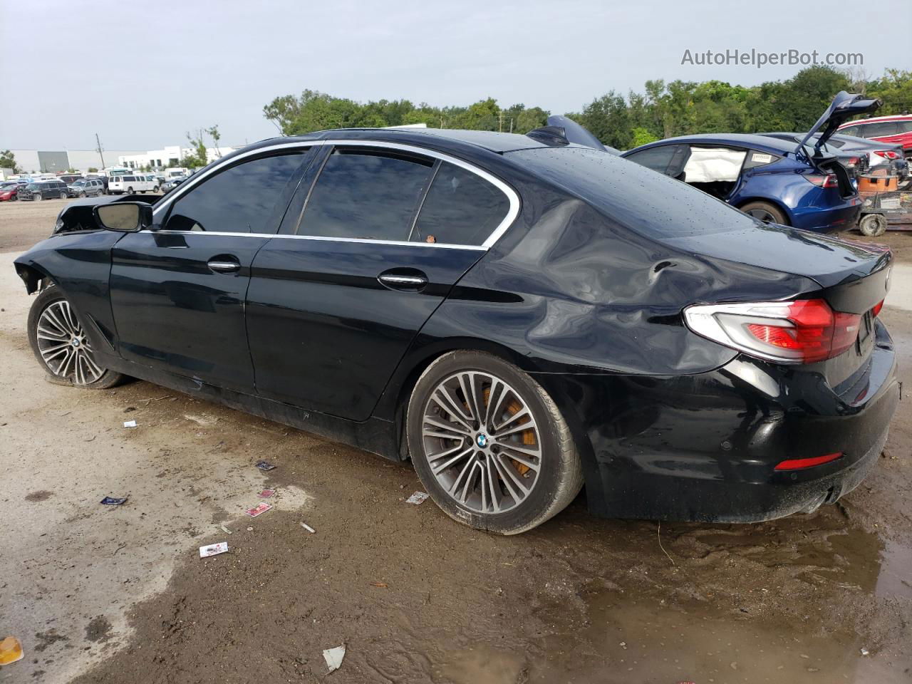 2017 Bmw 530 I Black vin: WBAJA5C37HG895295