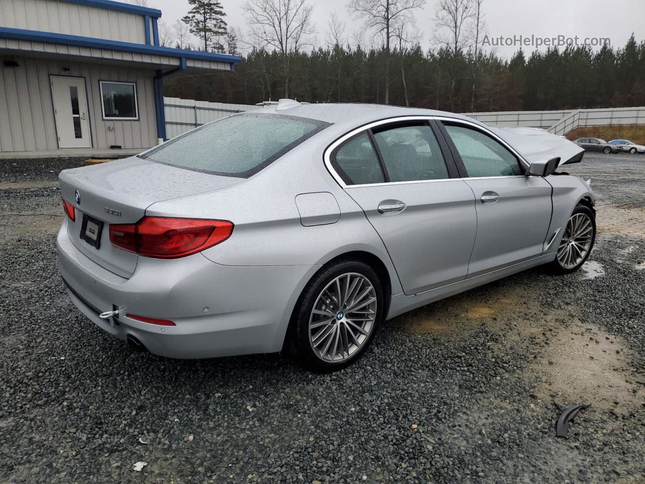 2017 Bmw 530 I Silver vin: WBAJA5C37HG895779