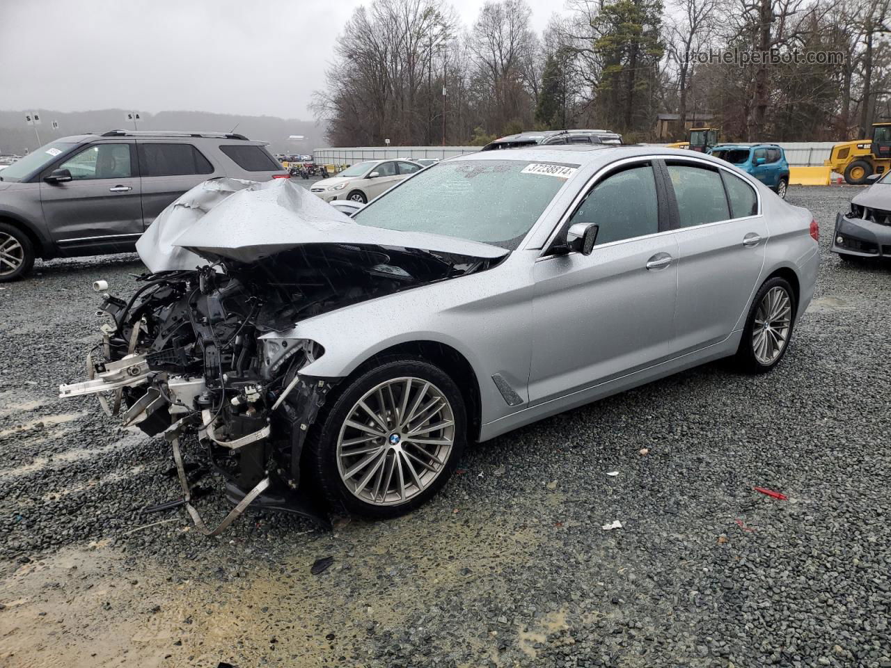 2017 Bmw 530 I Silver vin: WBAJA5C37HG895779