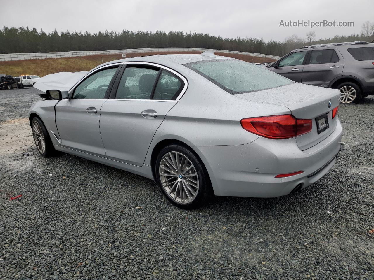 2017 Bmw 530 I Серебряный vin: WBAJA5C37HG895779