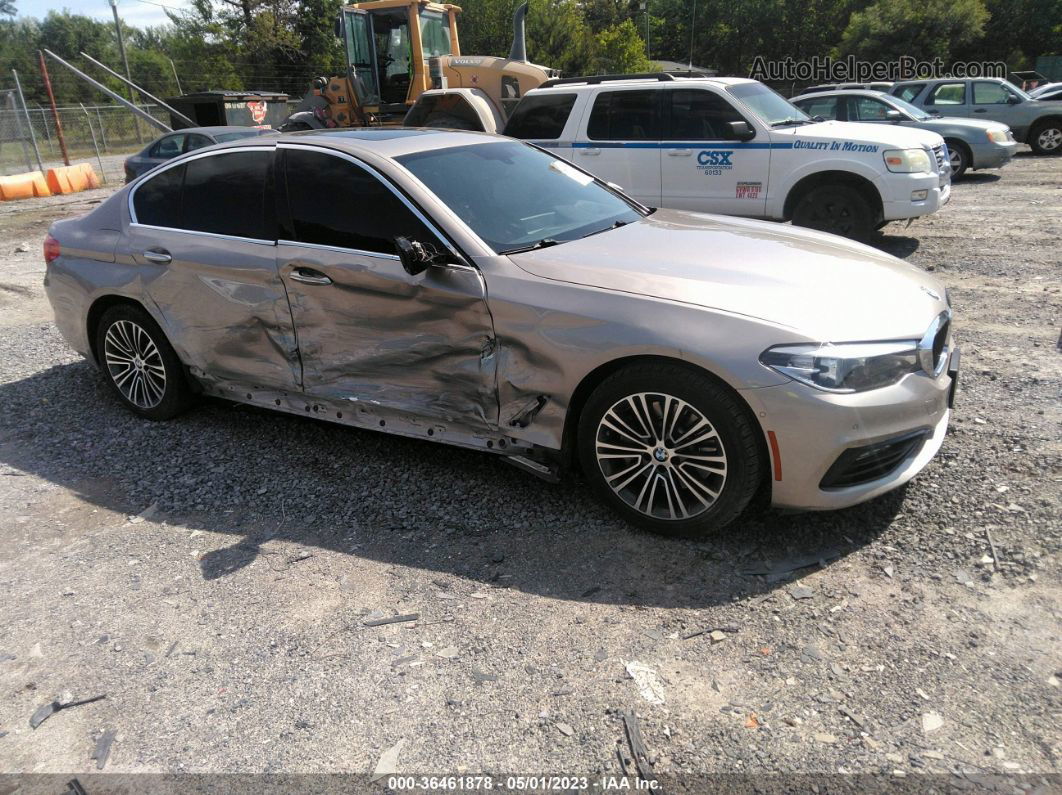 2017 Bmw 5 Series 530i Gray vin: WBAJA5C37HWA35079