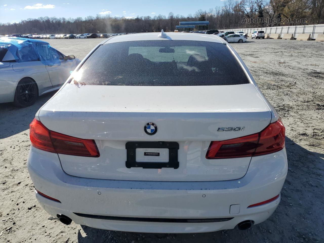 2017 Bmw 530 I White vin: WBAJA5C37HWA35440