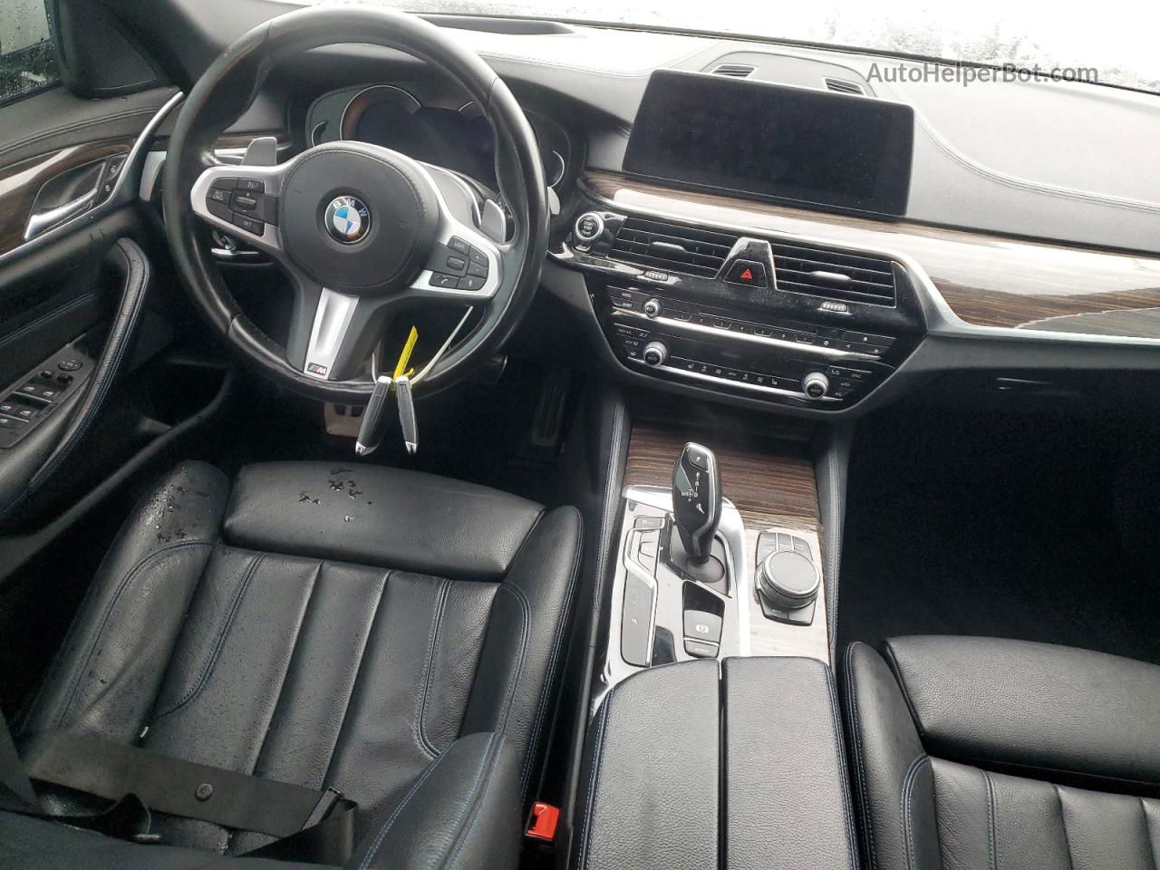 2017 Bmw 530 I White vin: WBAJA5C38HG894625