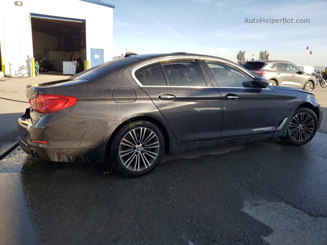 2017 Bmw 530 I Gray vin: WBAJA5C38HG896875