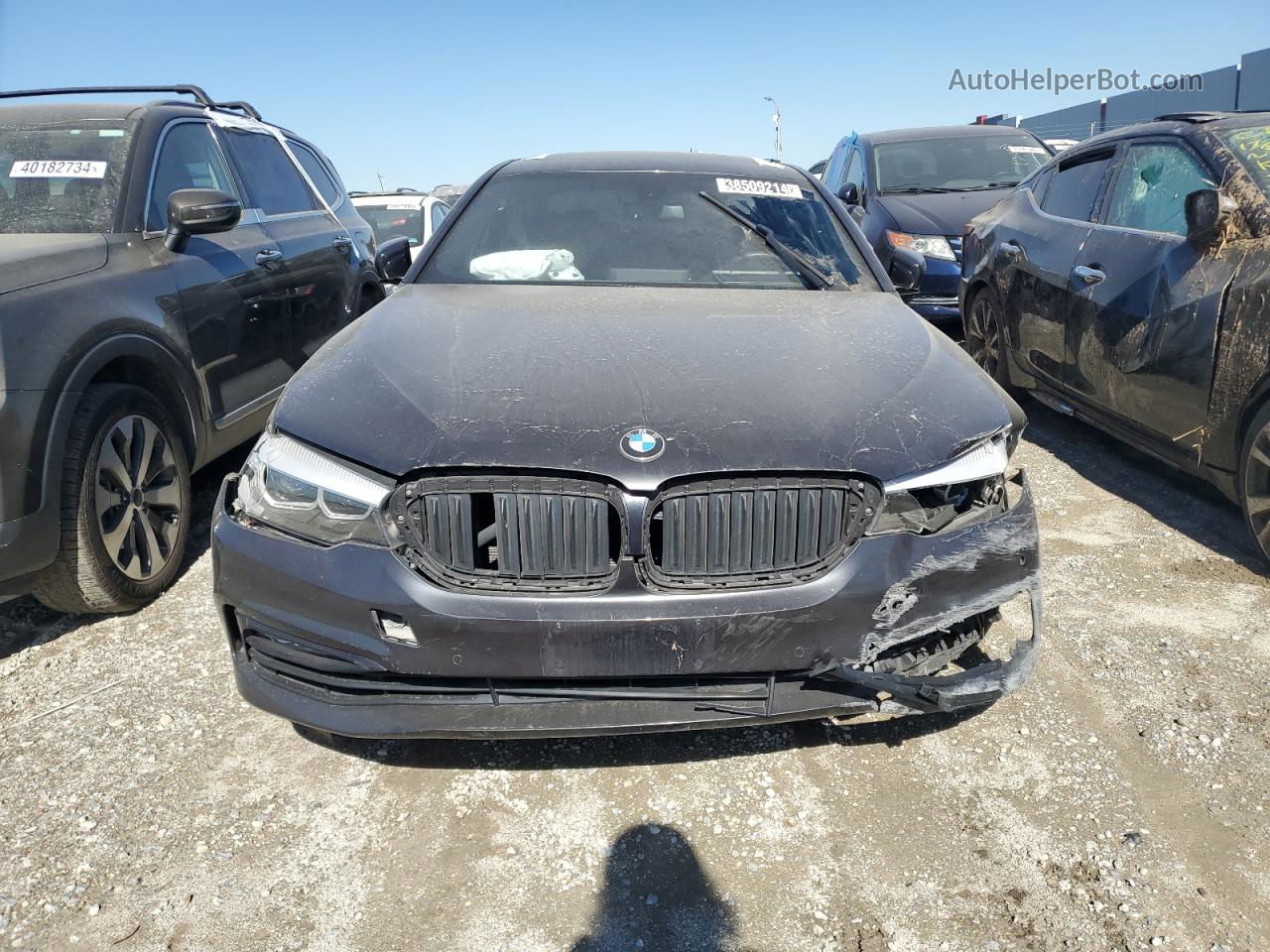 2017 Bmw 530 I Gray vin: WBAJA5C38HG896875