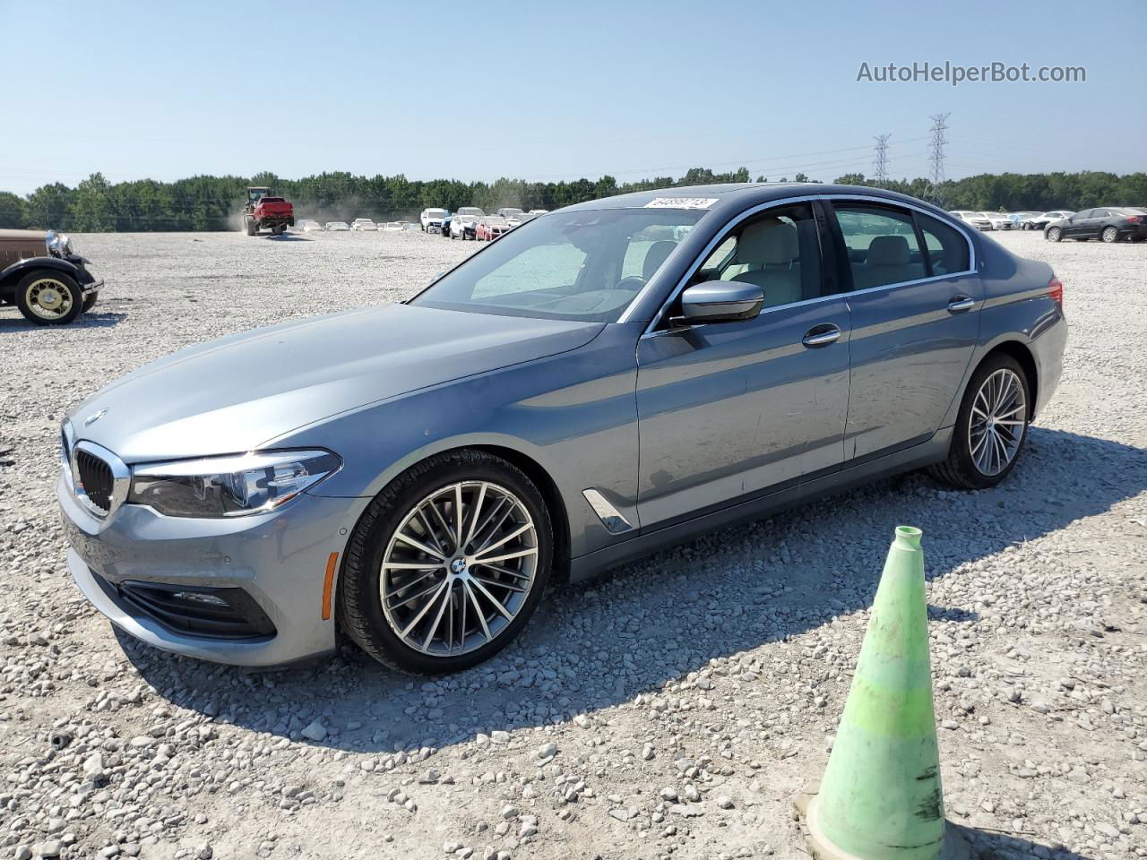 2017 Bmw 530 I Gray vin: WBAJA5C38HG897654