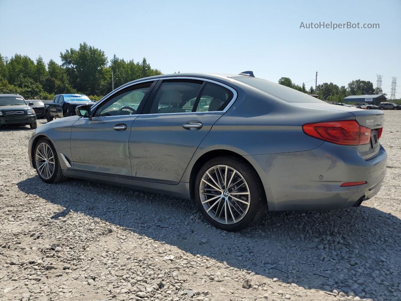 2017 Bmw 530 I Серый vin: WBAJA5C38HG897654