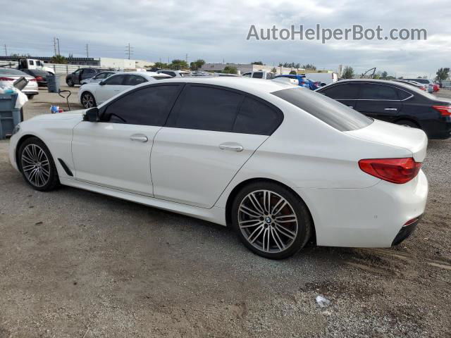 2017 Bmw 530 I White vin: WBAJA5C39HG895735