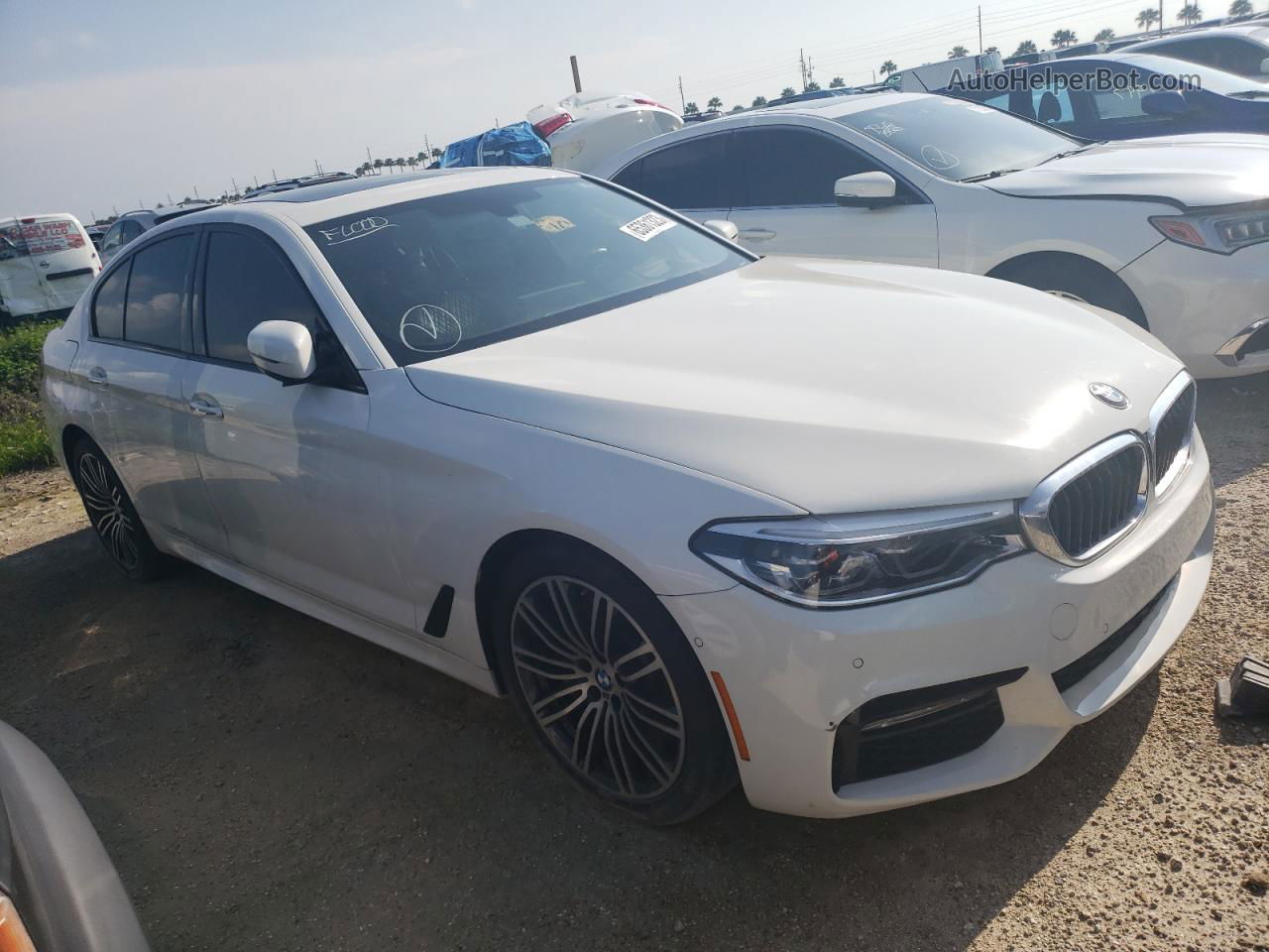 2017 Bmw 530 I White vin: WBAJA5C39HG895735