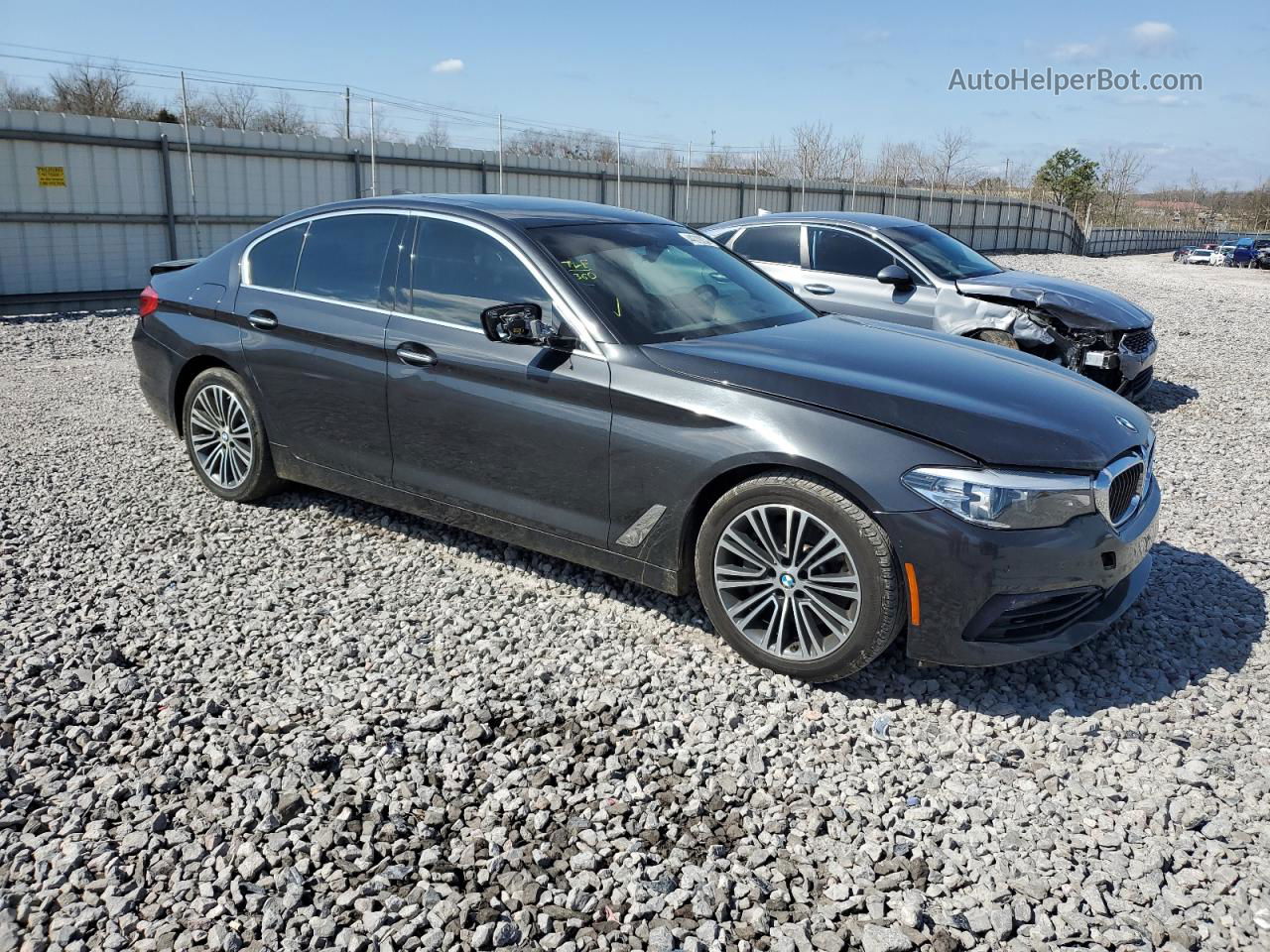 2017 Bmw 530 I Black vin: WBAJA5C3XHG456172