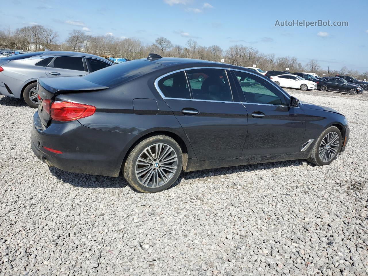 2017 Bmw 530 I Black vin: WBAJA5C3XHG456172