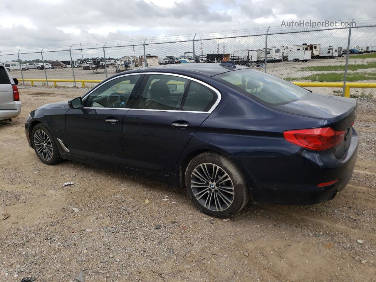 2017 Bmw 530 I Черный vin: WBAJA5C3XHG894321