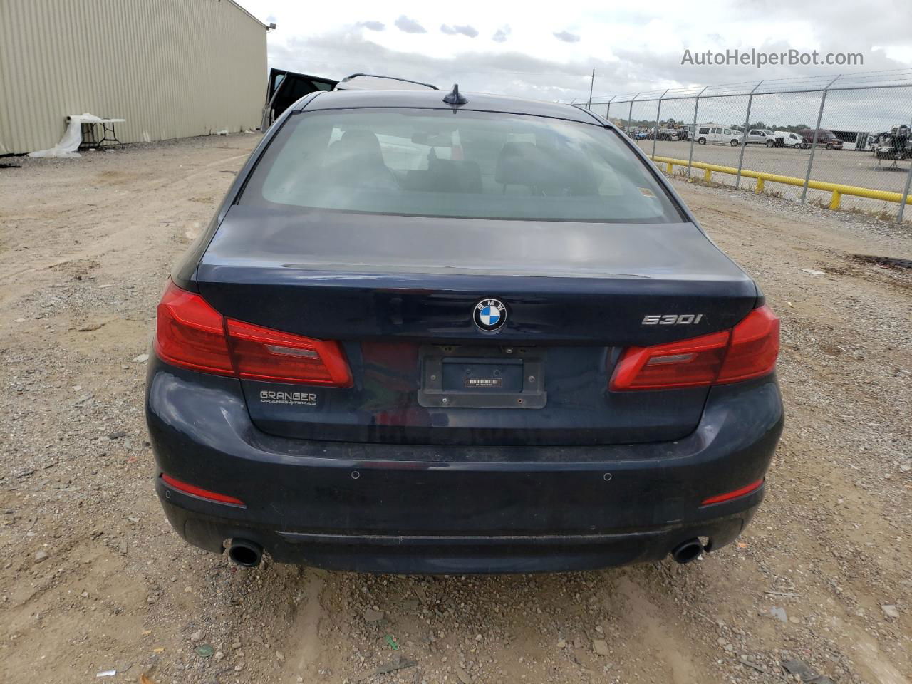 2017 Bmw 530 I Black vin: WBAJA5C3XHG894321