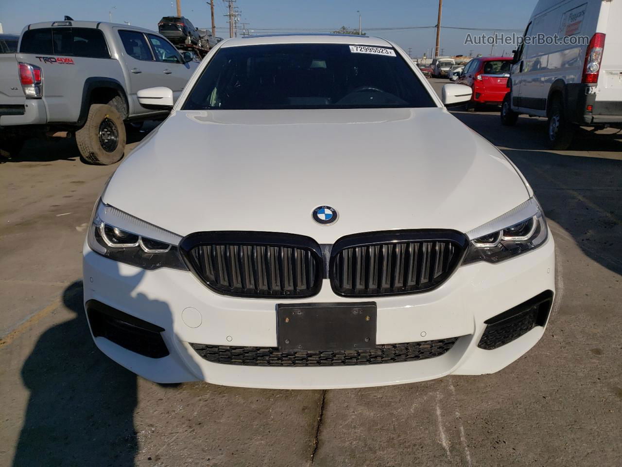 2017 Bmw 530 I White vin: WBAJA5C3XHG895985